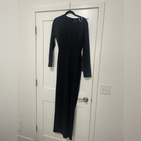 NEW WITH TAGS, Size L, Lulus formal black dress - Picture 3 of 4